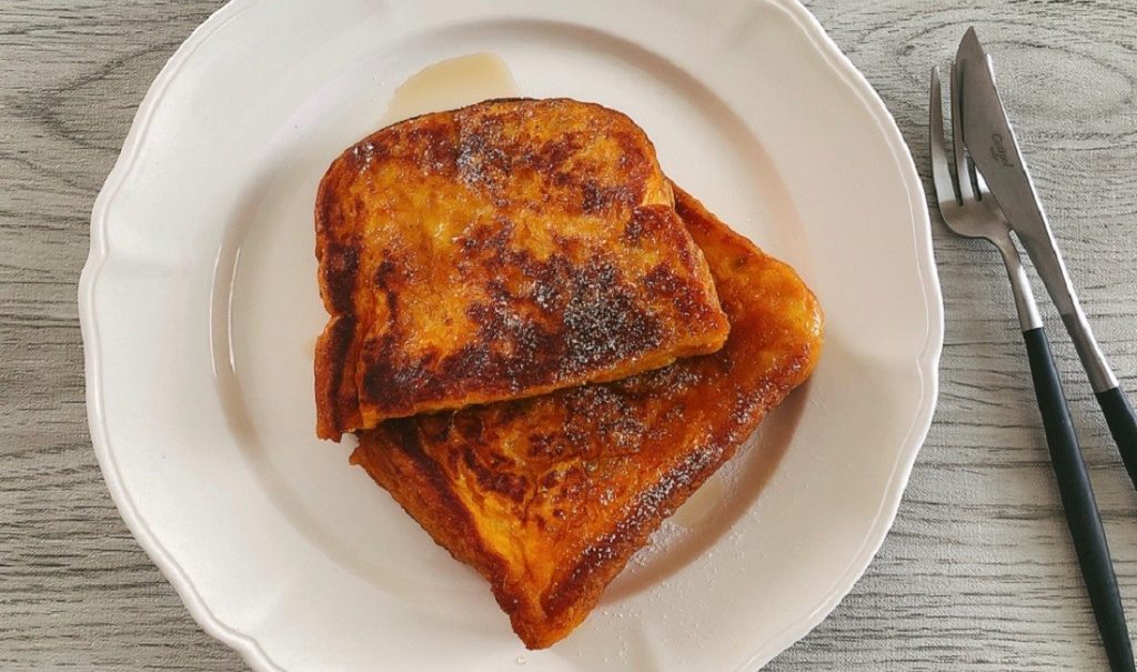 食パンで秋のごちそう 見た目も味も絶品 かぼちゃのフレンチトースト Ginger ジンジャー 自分を主役にした人生を