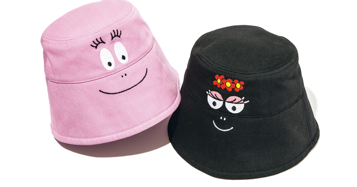 ユーモラスな表情でお出かけを楽しく！バーバパパのバケットハット