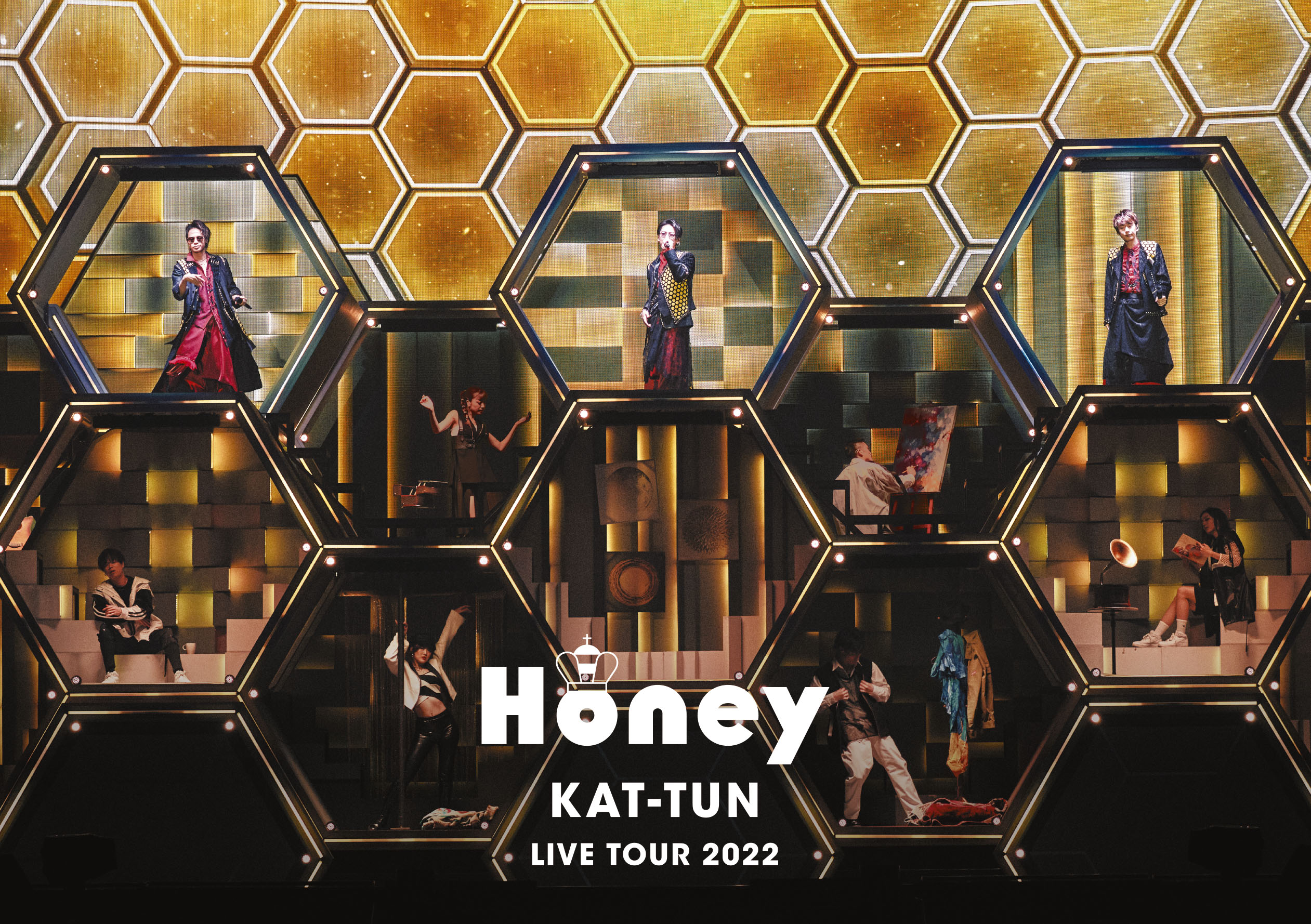 KAT-TUN LIVE TOUR 2022 Honey通常盤ジャケット写真