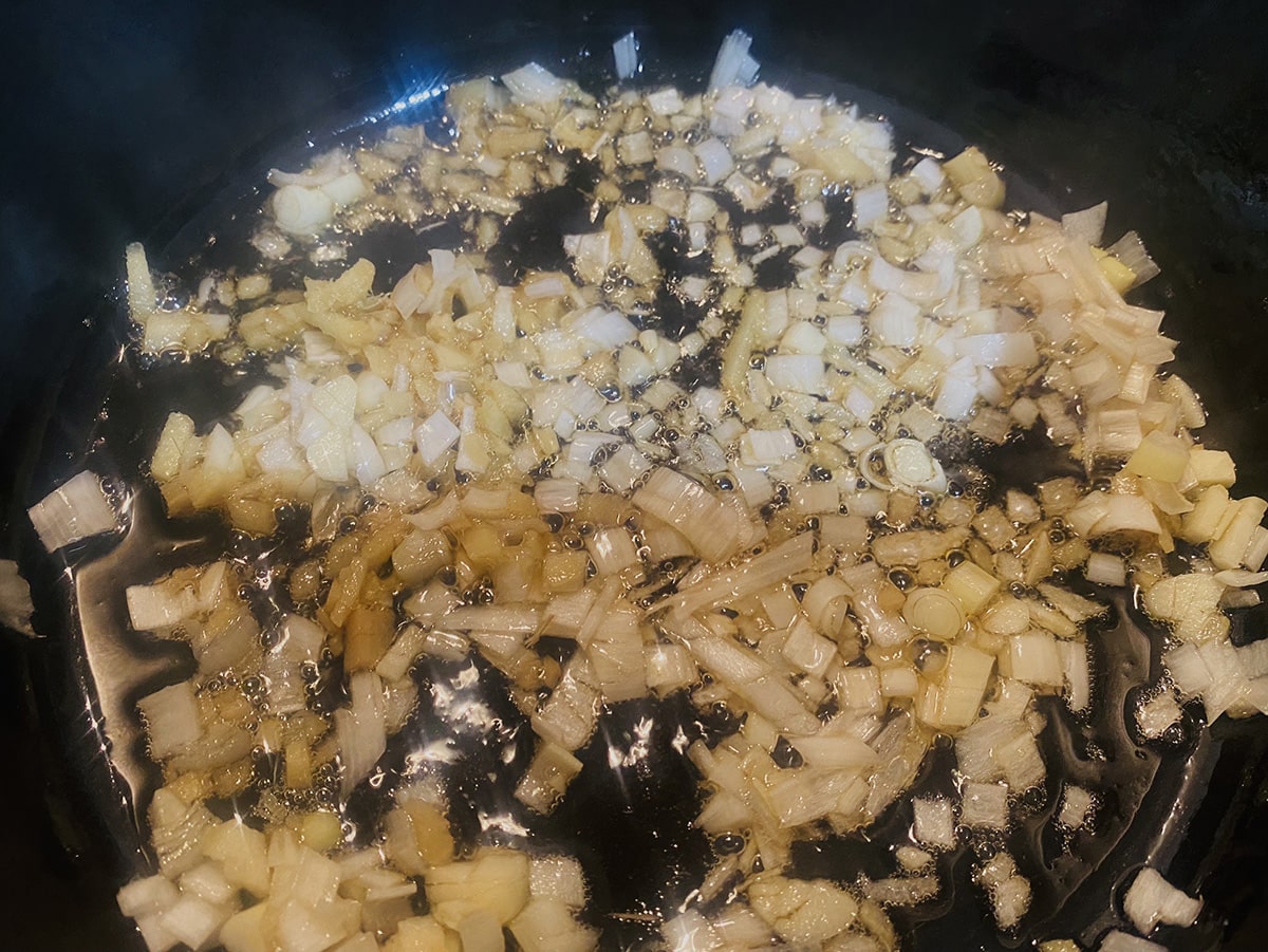 チンゲン菜入り麻婆豆腐鍋のつくり方
