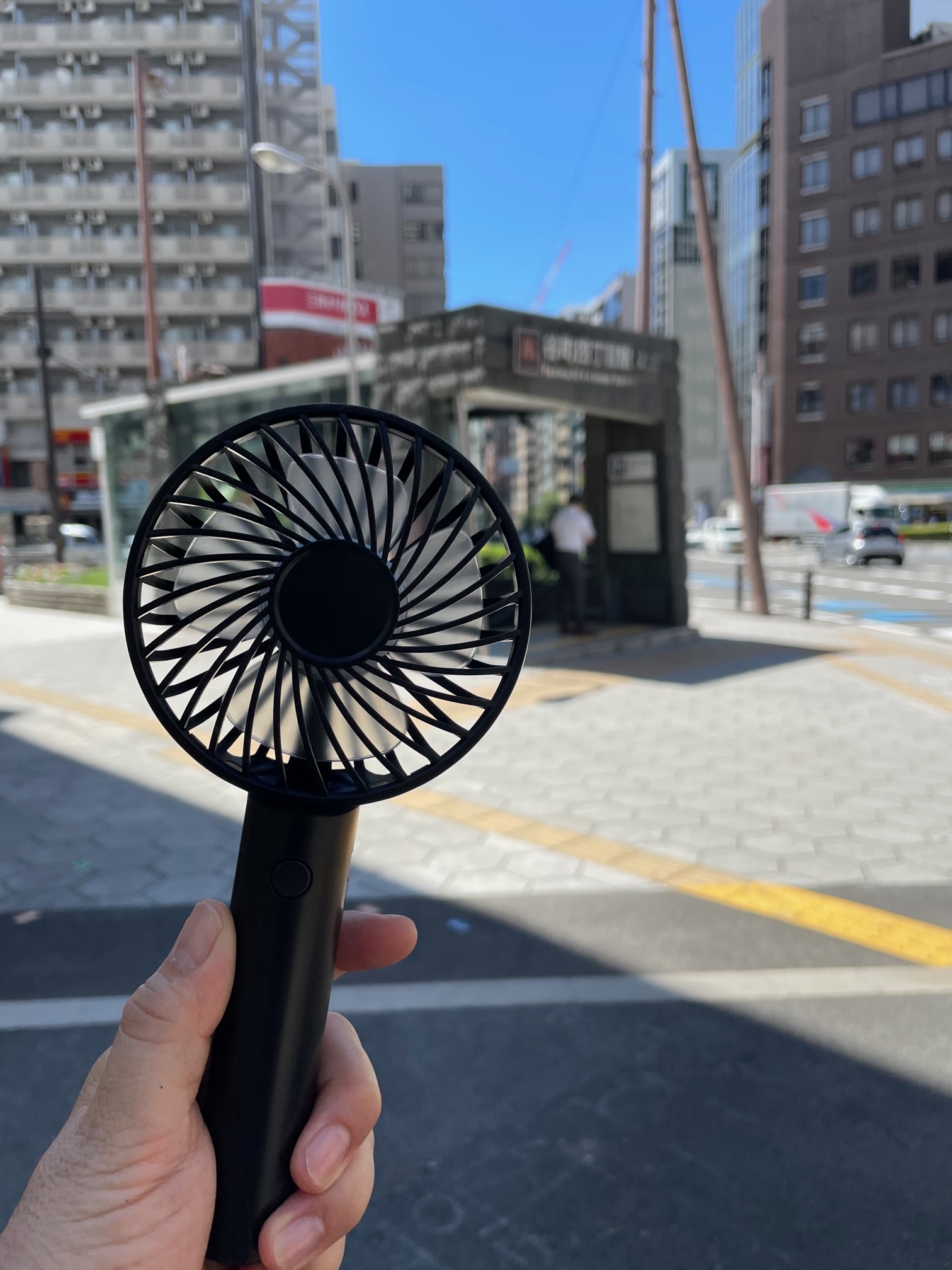 ホリデイ・インエクスプレス大阪シティセンター御堂筋　夏の特別アメニティ　ミニ扇風機