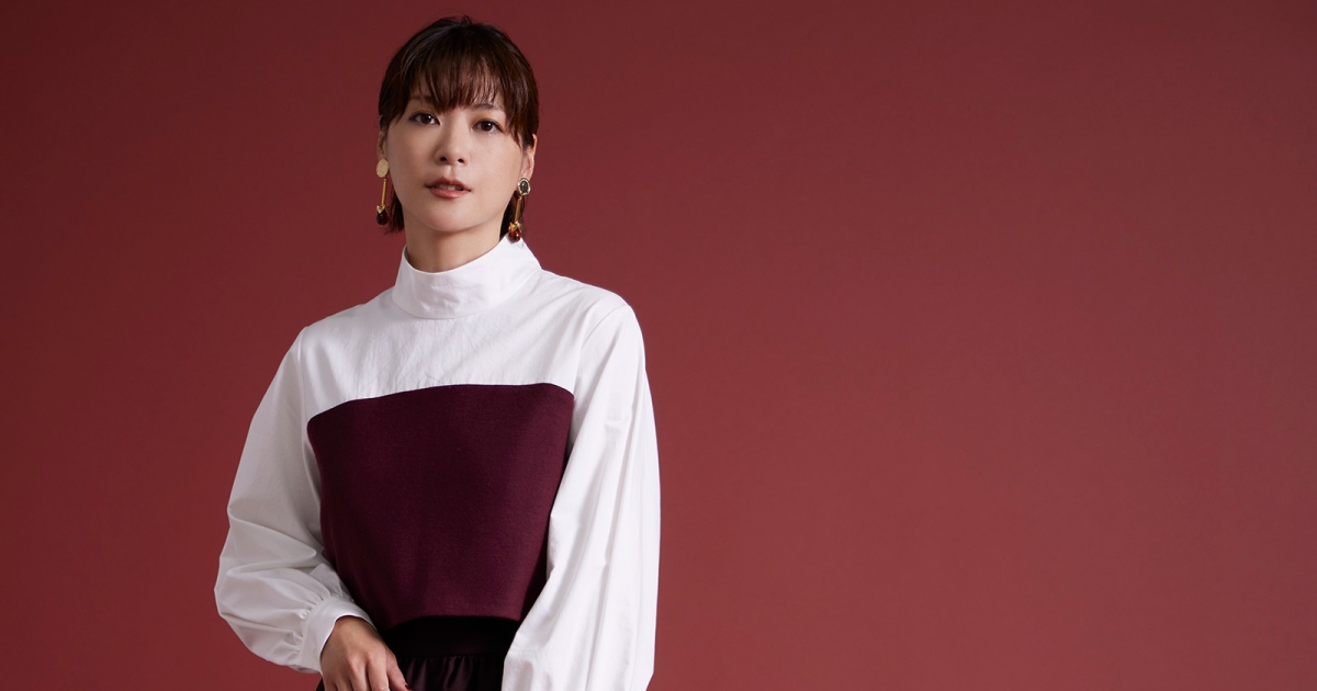 上野樹里❤️MAISON SPECIAL＊ハンドクロシェニットシャツ＊ブルー 