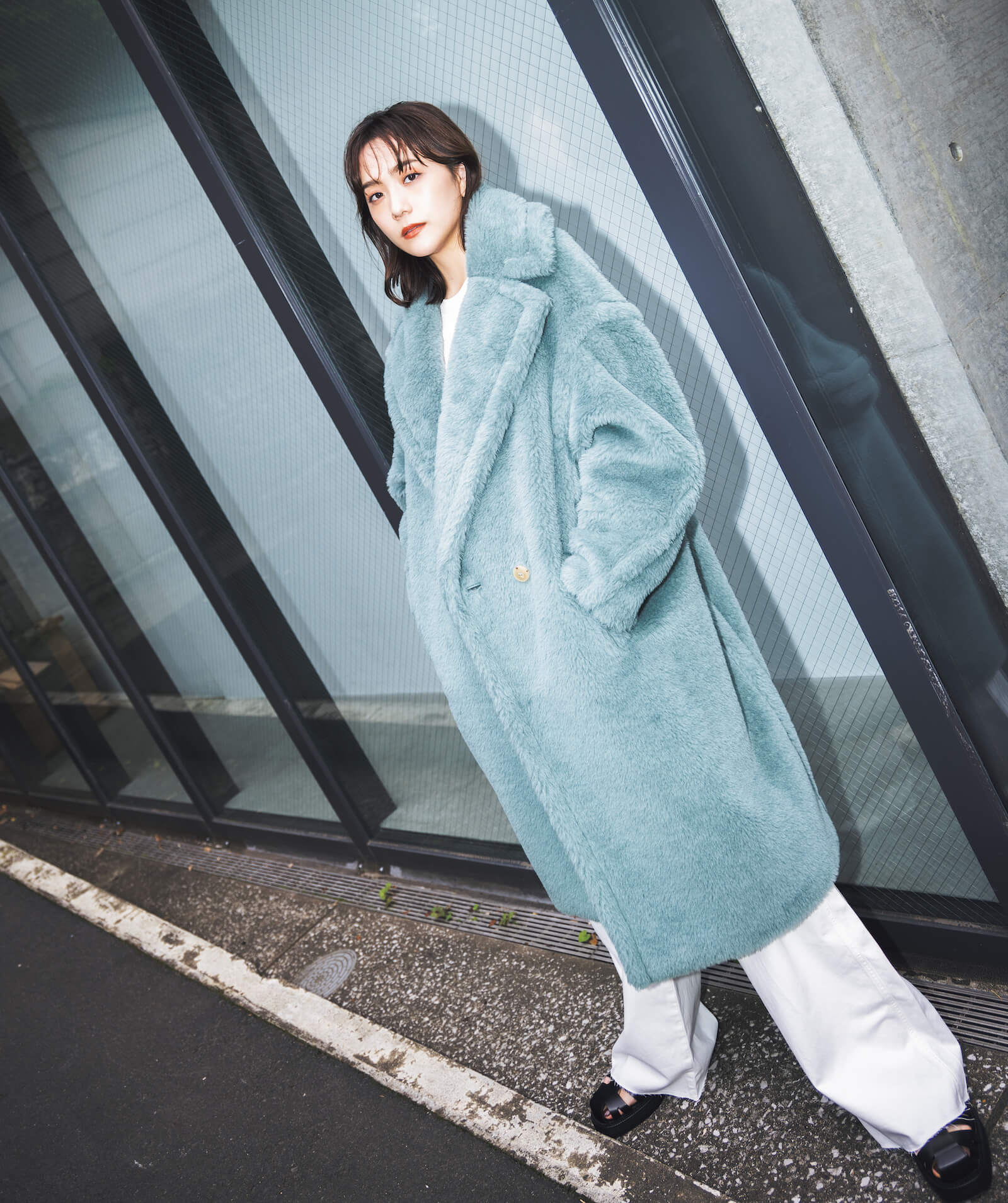 MaxMara weekend コート ブルー おしゃれレディース