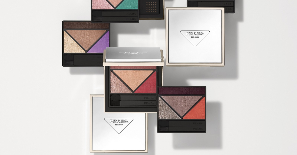 PRADA BEAUTY アイシャドウ プラダ ビューティー」のアイシャドウを全色レビュー。4つの質感