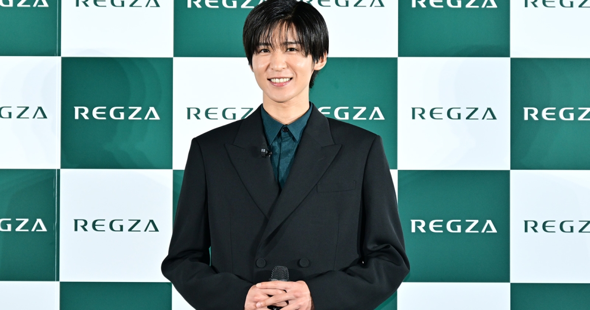 いろんな目黒蓮を録り逃さない。レグザ新グローバルアンバサダーの発表