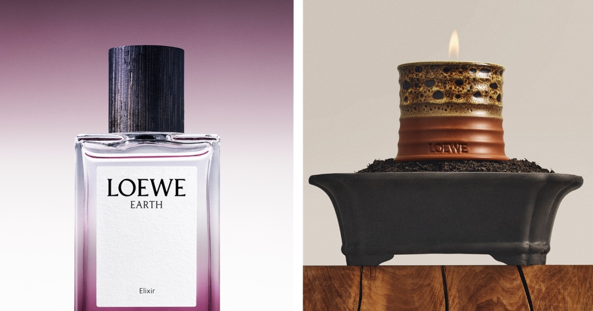 LOEWE ピンク陶器キャンドル ウーマンの香り LOEWE ピンク陶器