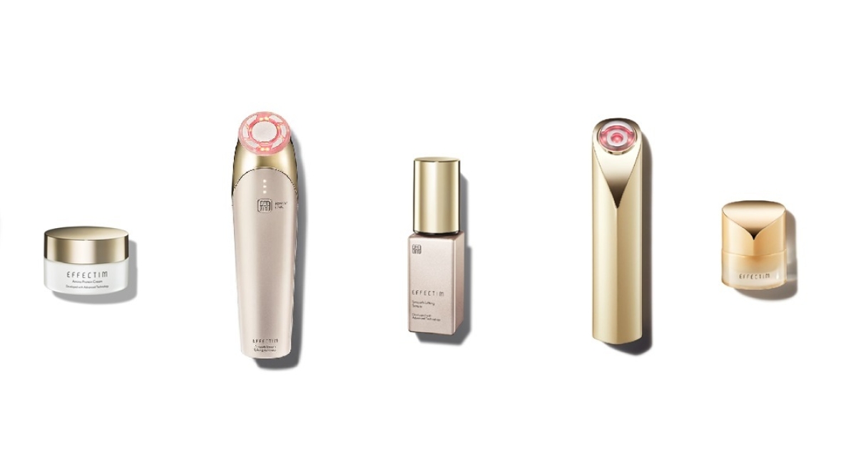 美顔器×化粧品の掛け合わせ使いを提案。エフェクティムで美しい肌姿勢