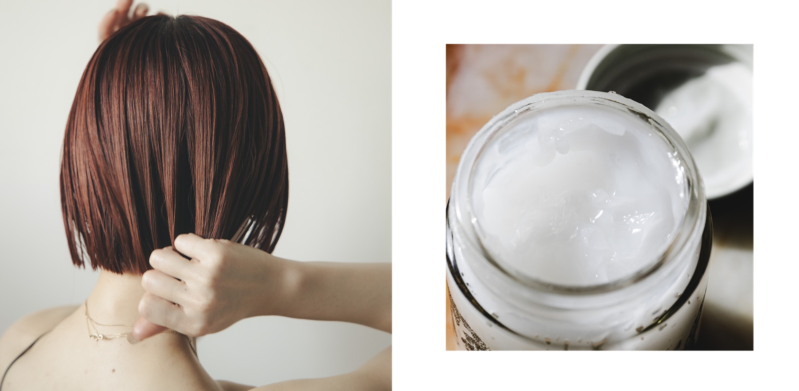 オースキンアンドヘアケアのスタイリング剤のテクスチャー