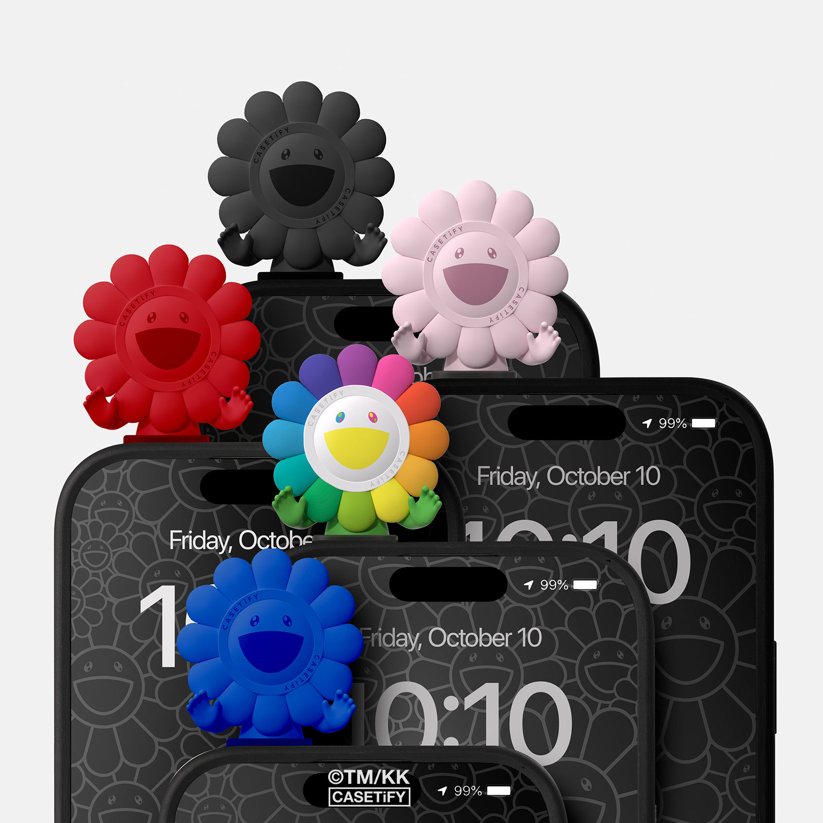 CASETiFY 村上隆 コラボ iPhone16ケース第3章フラワーシリーズ 村上隆の“フラワー”が満開！ケースティファイとのコラボ第3章が