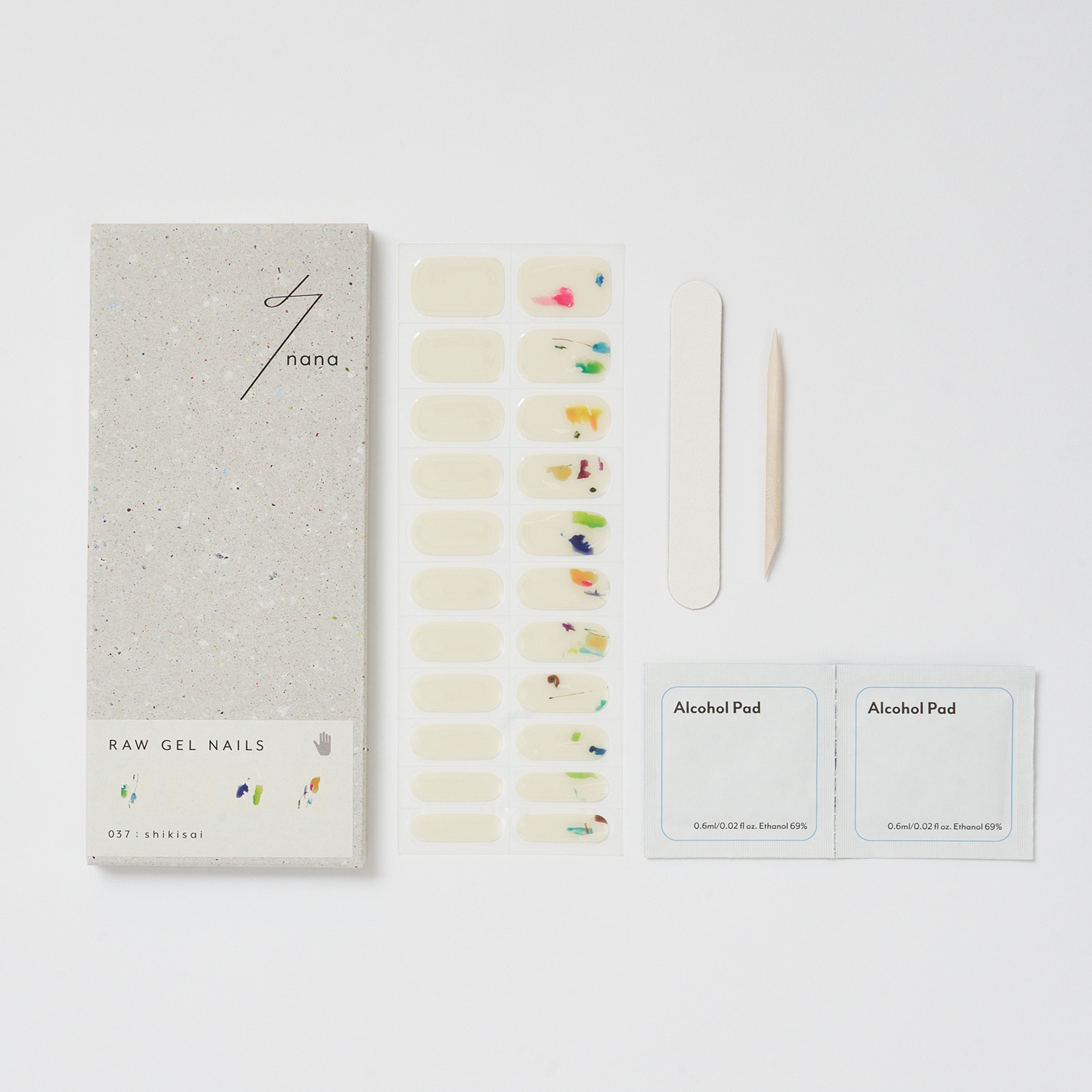 7nanaの水彩ネイル